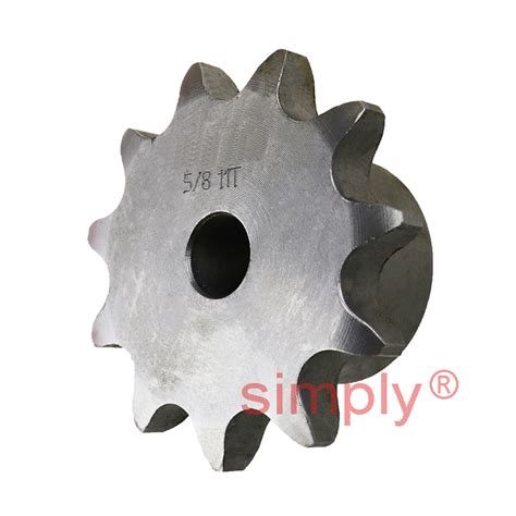 Tooth B Simplex Pilot Bore Sprocket For Inch Pitch Chain