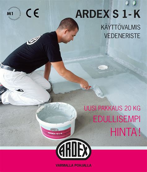 ARDEX S 1 K Uusi Pakkauskoko Edullisempi Hinta RakennusFakta Fi