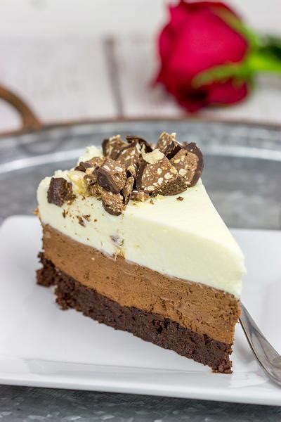 Triple Chocolate Mousse Cake | TheBestDessertRecipes.com