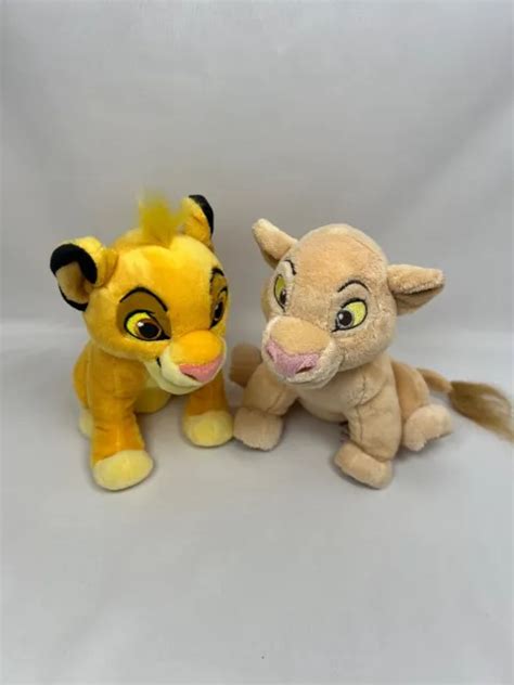 Disney Store Lion King Simba And Nala Soft Toy Plush Bundle Stamped