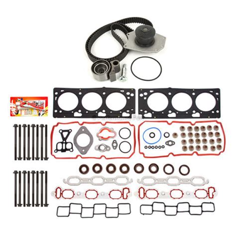 Head Gasket Set Timing Belt Kit Water Pump For Chysler Dodge