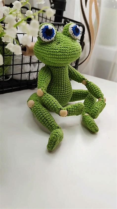 Cute Crochet Frog Pdf Pattern In English Artofit