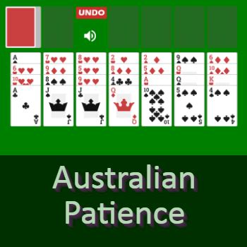 Play Australian Patience Solitaire Card Game Online