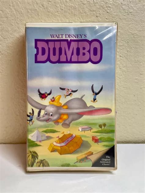 Tested Walt Disney S Dumbo Black Diamond Classic Vhs Tape With