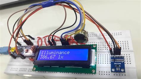 LUX Meter Using BH1750 Ambient Light Sensor Arduino