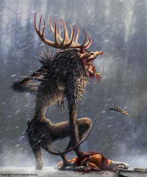 The Wendigo Rushelle Kucala Art