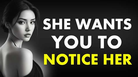 A Woman Wants You To Notice Her If She Has These 11 Signs Stoicism Youtube