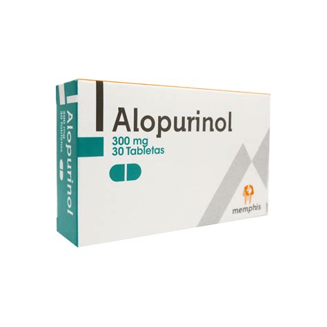 Alopurinol 300 Mg Memphis Blíster X 10 Tabletas Droguería Alameda Sur