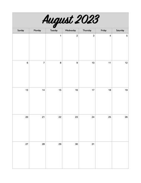 Printable 2023 12-month Calendar Instant Download-vertical - Etsy