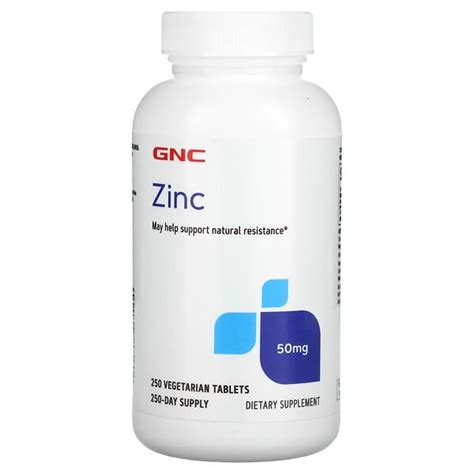 Gnc Zinc Mg Vegetarian Tablets