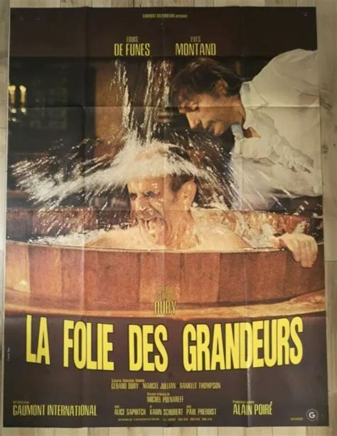 AFFICHE ORIGINALE La Folie des grandeurs 1971 120X160 Modèle A