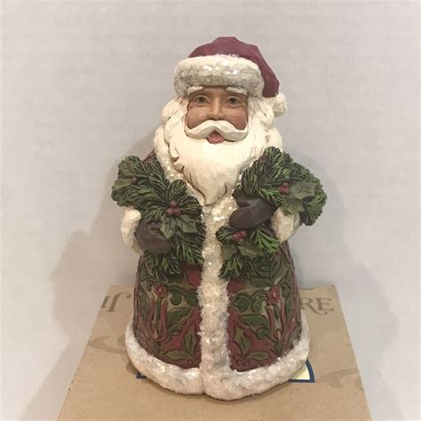 Jim Shore Victorian Santa Figurine With Evergreen 2018 Santa S Coming Christmas Ebay