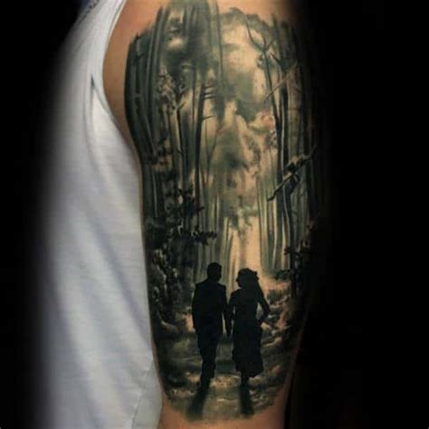 100 Forest Tattoo Designs For Men - Masculine Tree Ink Ideas