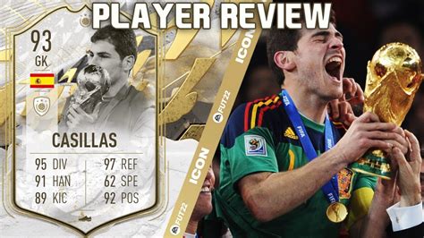 WORTH THE SBC 93 ICON MOMENTS IKER CASILLAS PLAYER REVIEW FIFA 22