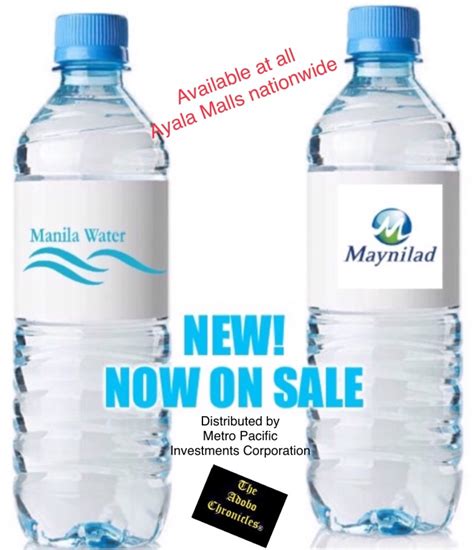 Manila Water Maynilad To Invest P10 8 M In Bottled Water Business