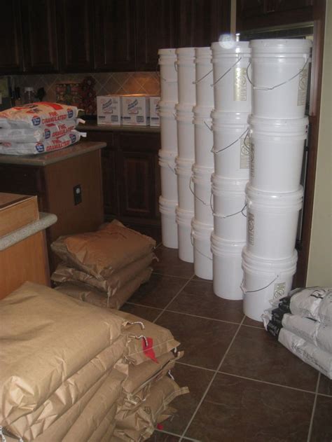 Supersizing Food Storage with BUCKETS | Food storage, Survival food ...