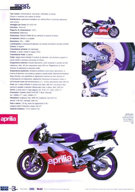 1993 Rs 125 Extrema Sport Pro 93 Tipo La