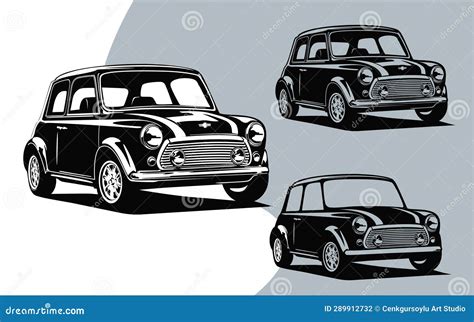 Mini Cooper Austin Vector Illustration Editorial Photography Illustration Of Font Hand