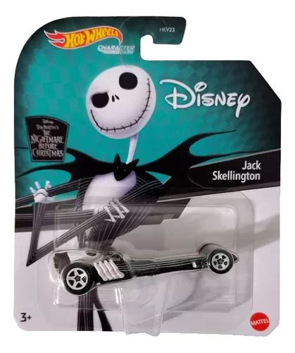Jack Skellington Extraño Mundo De Jack Disney Hot Wheels Blanco negro MercadoLibre