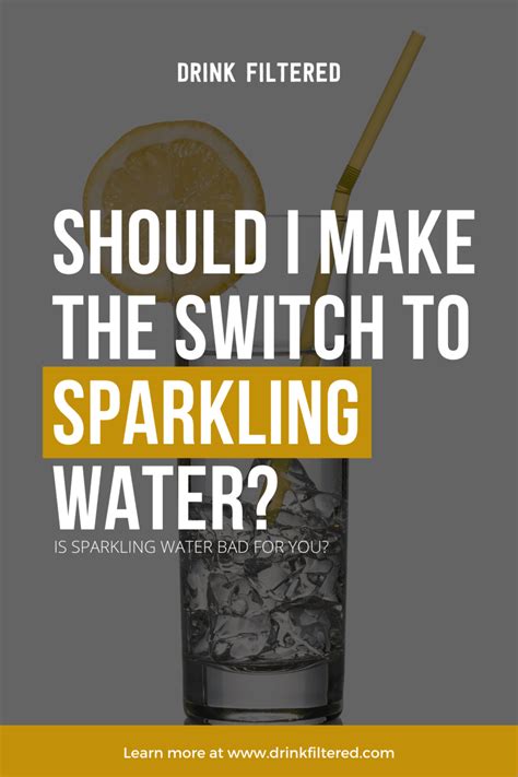 Is There A Benefit To Drinking Sparkling Water?