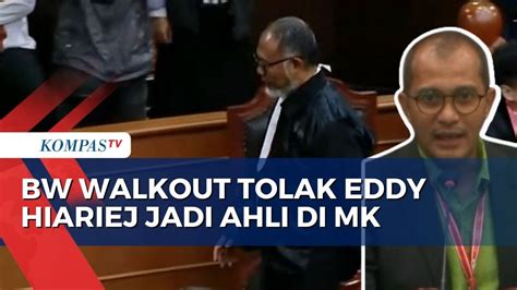 Tim Hukum Amin Bambang Widjojanto Walkout Saat Eddy Hiariej Beri