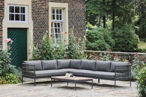 Gartenbank NIEHOFF Azuri 2 Sitzer Loungesofa Links Kordel Geflecht