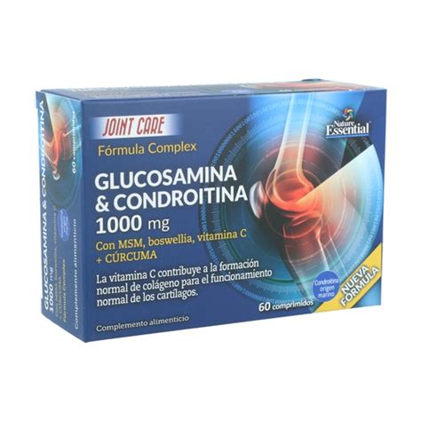 Comprar Glucosamina Condroitina Msm 60 Comprimidos De 1000mg Nature