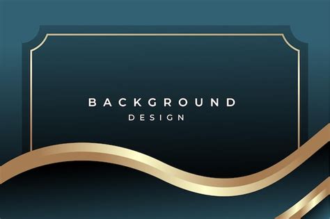 Premium Vector Luxury Elegant Background Design With Wave Gold And