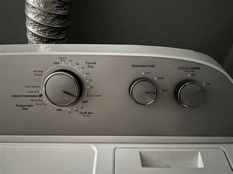 What Setting On This Dryer Would Be The Equivalent To “tumble Dry Low” I Don’t Want My Clothes