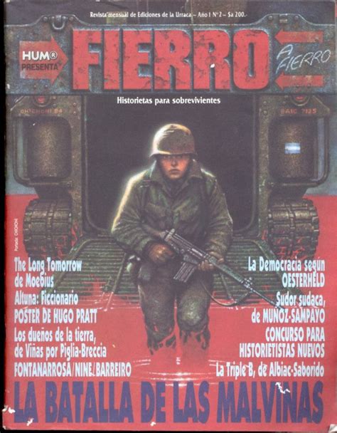 Tapas Revista FIERRO Oscar Chichoni Historietas Revistas