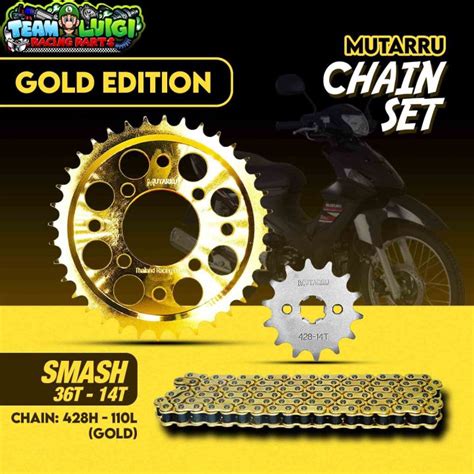 MUTARRU SUZUKI SMASH RAIDER J SHOGUN 125 SHOOTER GD110 CHAIN