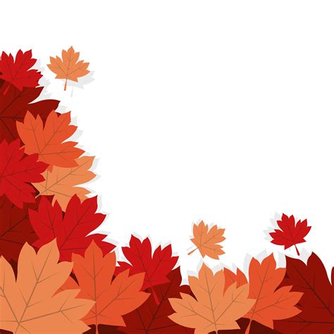 Autumn maple leaves vector design 1878715 Vector Art at Vecteezy