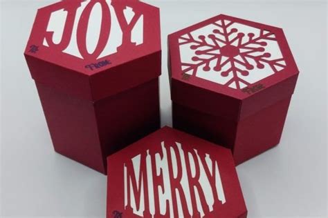 Christmas Gift Boxes Set Of Creative Fabrica