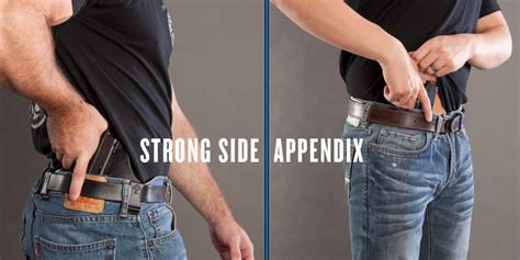 Appendix Carry Vs Hip Carry Difference Between Appendix Vs Strong Side Carry Crossbreed Holsters