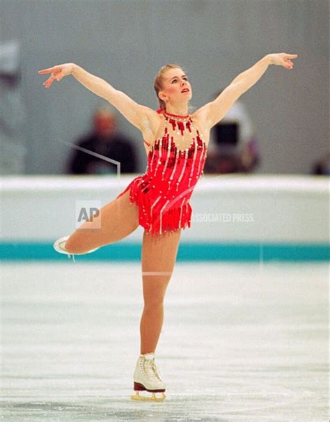 Tonya Harding Performing Her Technical Program During The Xvll Winter