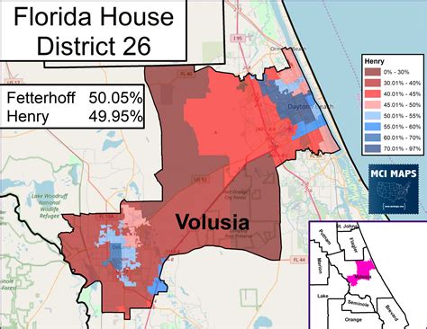 How Florida’s State House Districts Voted in 2018 - MCI Maps | Election Data Analyst | Election ...