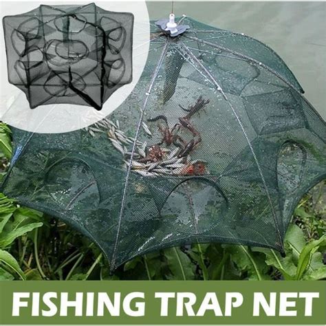 Filet de pêche pliable FAFEICY modèle automatique pour crabe homard