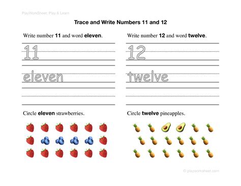 Number Tracing And Writing Adventure From 11 To 20 Free Printables