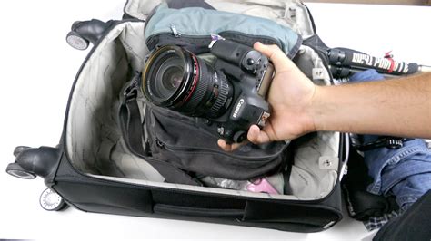 Whats In My Camera Bag How To Travel With Carry On Luggage Only Youtube