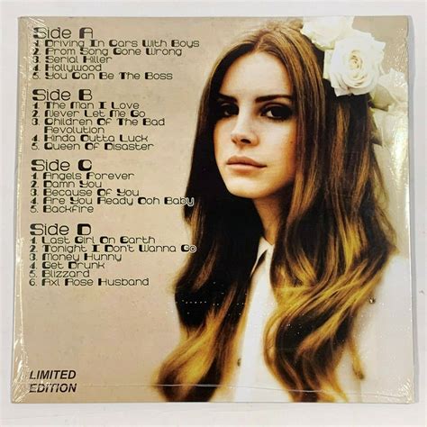 Lana Del Rey Unreleased 2LP Vinyl Limited Black 12" Record - A To Z Wax