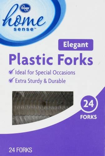 Kroger Elegant Plastic Forks 24 Ct Kroger