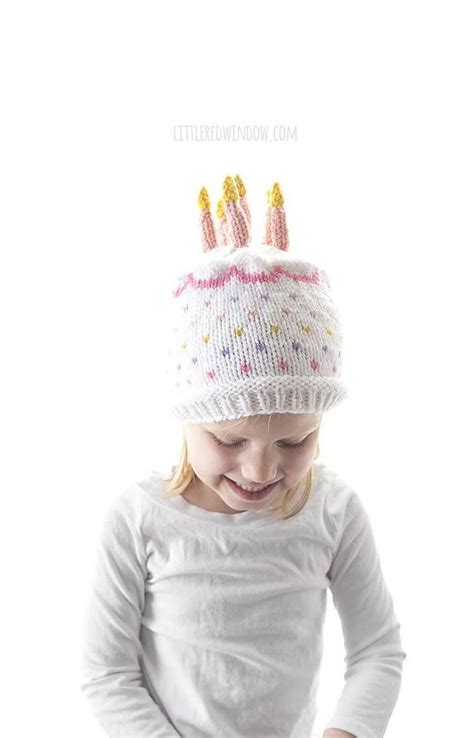 Happiest Birthday Cake Hat Knitting Pattern By Cassandra May Birthday