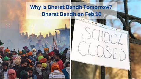 Why Is Bharat Bandh Tomorrow? Bharat Bandh Feb 16