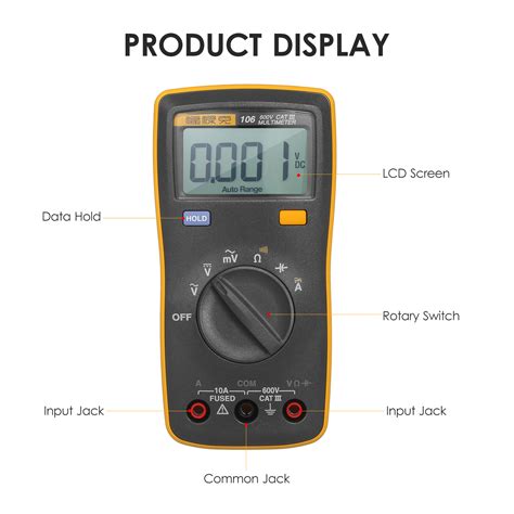 Buy Fluke Counts Mini Palm Sized Multimeter Digital Multimeter