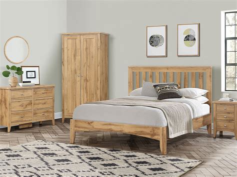 Ft King Size Birlea Hampstead Bedstead In Oak