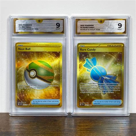 global grading scarlet violet nest ball fa gold catawiki