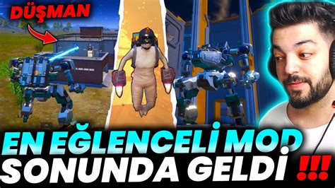 YENİ ROBOT MODU GELDİ EN EĞLENCELİ MOD PUBG Mobile YouTube