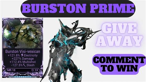 This Warframe Incarnon Burston Prime Riven Build Is Insane Youtube