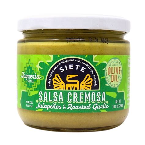 Siete Taqueria Style Salsa Cremosa Jalapenos At Naturamarket