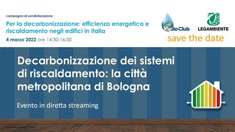 Decarbonizzazione Dei Sistemi Di Riscaldamento La Citt Metropolitana